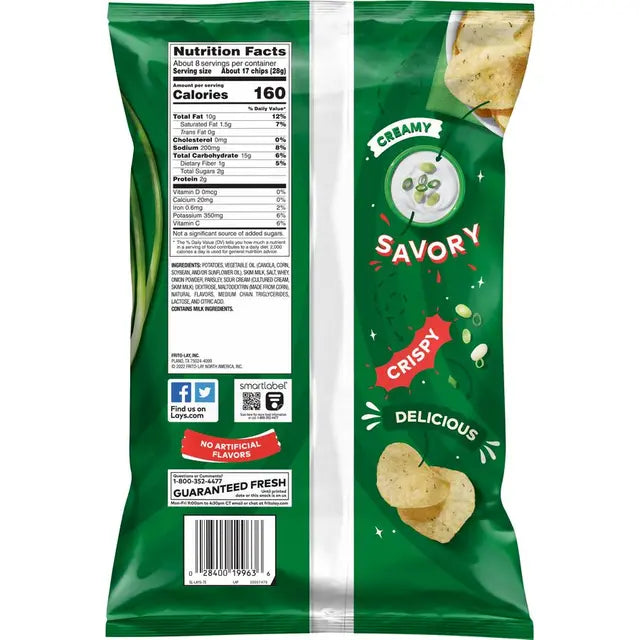 Lay's® Sour Cream & Onion Flavored Potato Chips