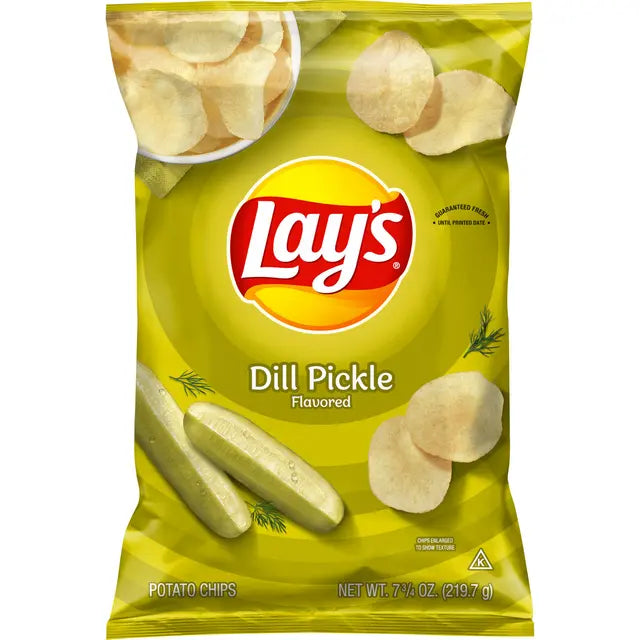 Lay's® Dill Pickle Flavored Potato Chips