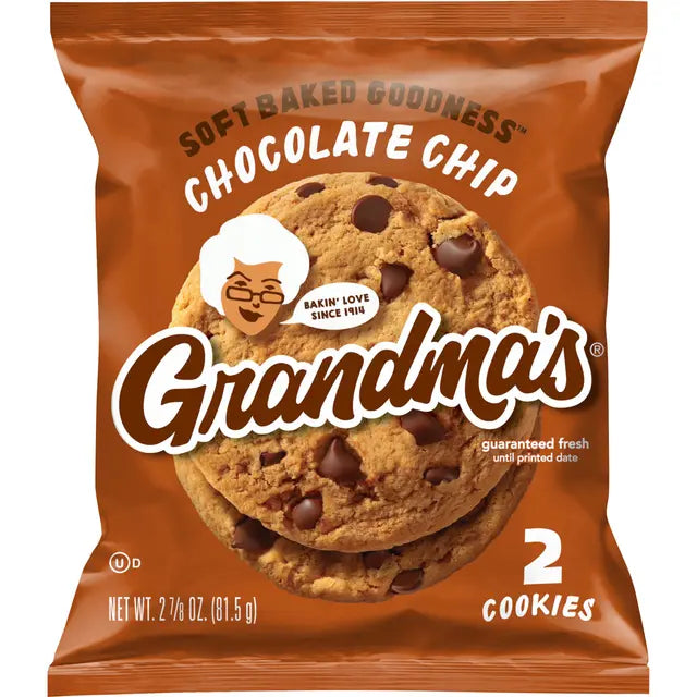 Grandma's® Brand Chocolate Chip Cookies, 5 Count