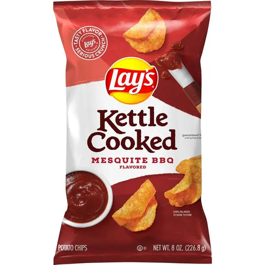 Lay's® Kettle Cooked Mesquite BBQ Flavored Potato Chips
