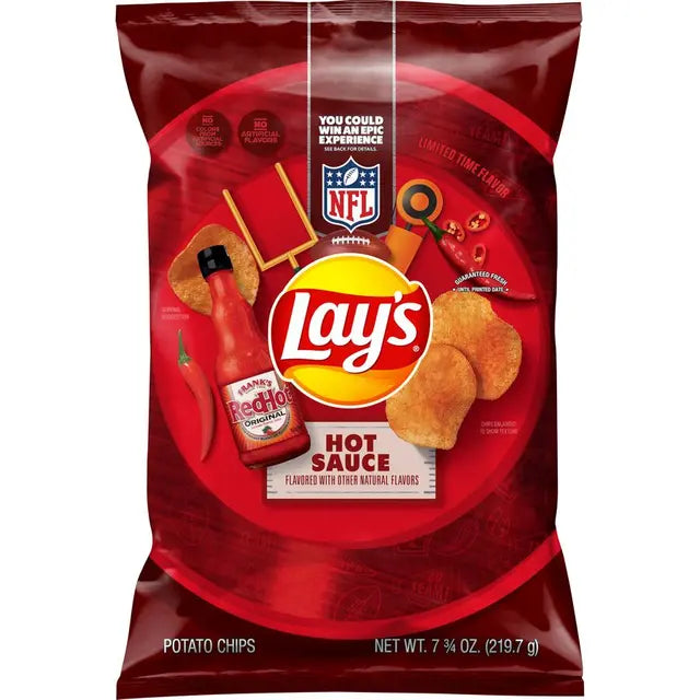 Lay's® Hot Sauce Flavored Potato Chips
